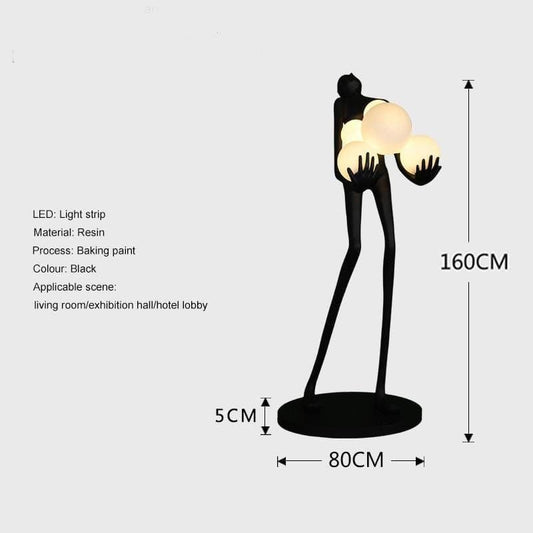 Humanoid floor Lamp