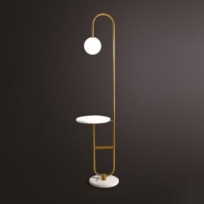 Globe Table Floor Lamp