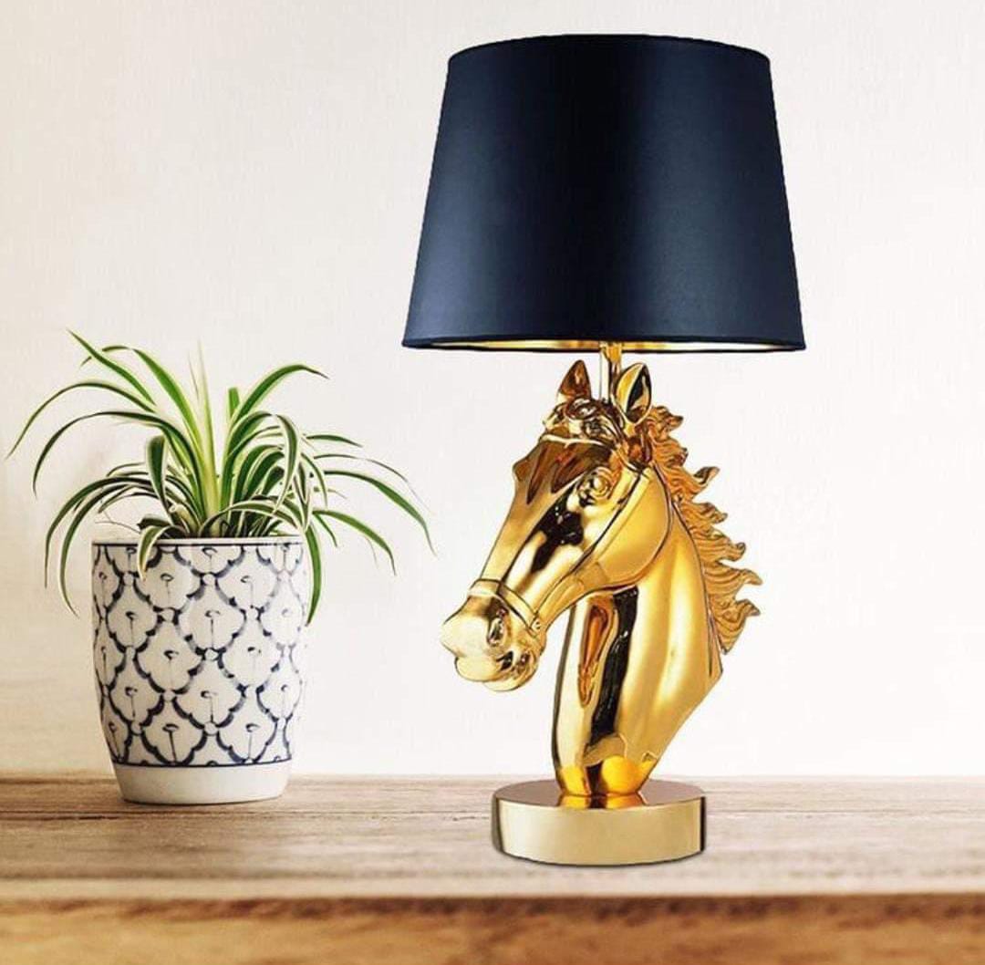 Horse lamp pair