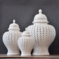 White Ginger Jar / urns