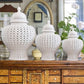 White Ginger Jar / urns