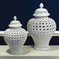 White Ginger Jar / urns